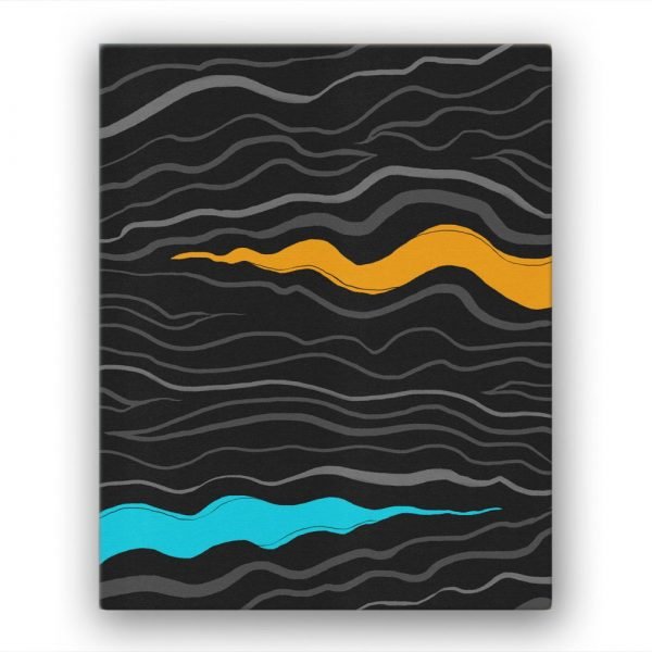 Modern-Black-Waves-Canvas-Painting-1